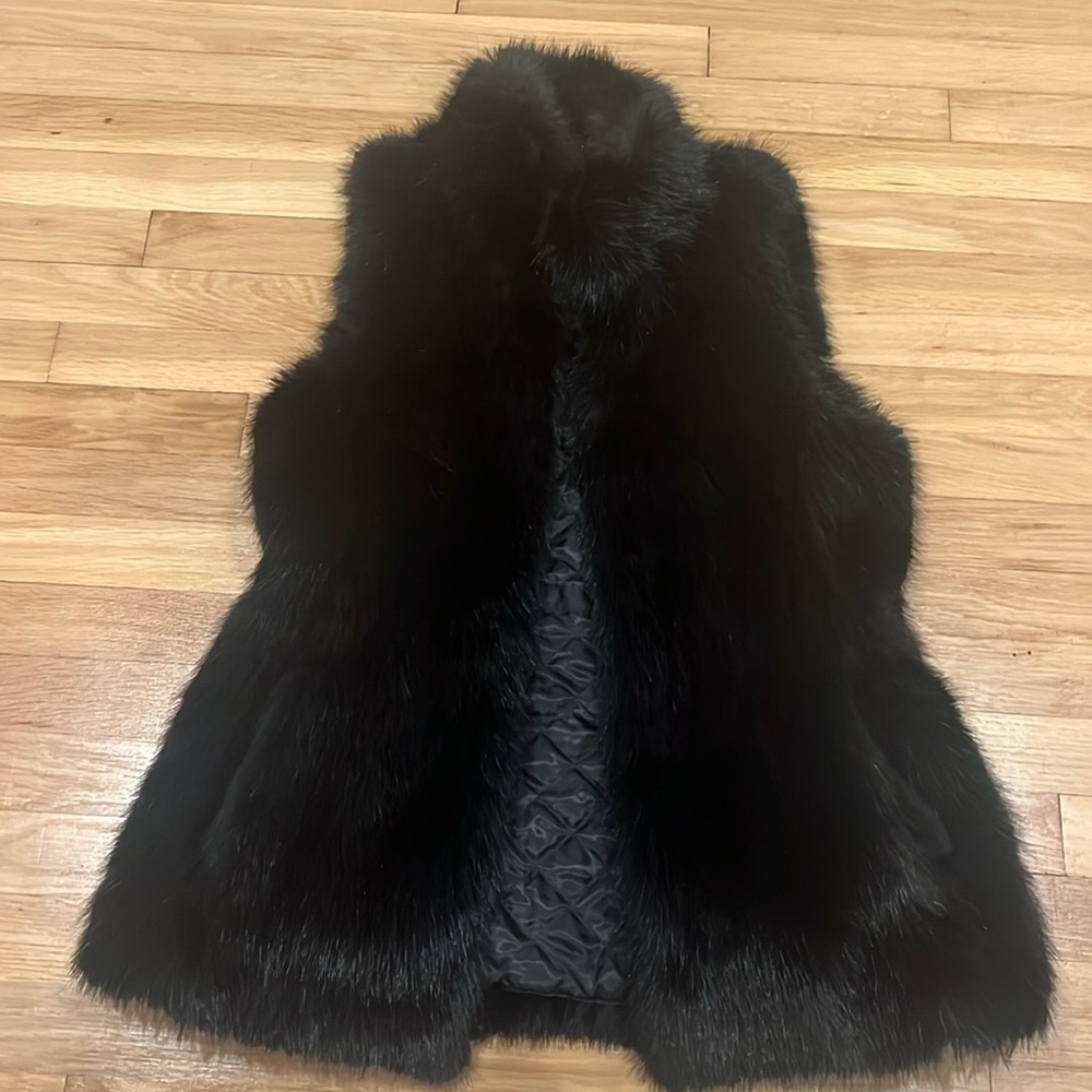 Banana Republic Faux Fur vest